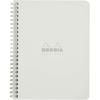 image:imageRhodia 193468C  Spiral Notebook Full Binding Orange Notebook  A5  Ruled  160 Detachable Pages  Clairefontaine Paper 80 gm  Soft and Resistant Coated Card Cover  ClassicWhite