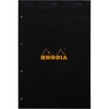 image:imageRhodia 202009C  Stapled Notepad N20 Black  A4  Small Squares  80 Detachable Sheets 4 Hole Punched  White Clairefontaine Paper 80 gm  Soft and Resistant Cover  BasicsBlack