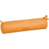 image:imageRhodia 318890C  Orange Rhodiarama Round Pencil Case  215 x 55 cm  Genuine Orange Stitching  Ivory Jersey Interior  Faux Leather  Storage for Pens Pencils Markers Small SuppliesOrange