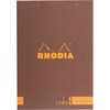 image:imageRhodia A5 Color Head Stapled Pad No16 Lined  ChocolateChocolate