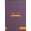 image:imageRhodia A5 Color Head Stapled Pad No16 Lined  ChocolatePurple