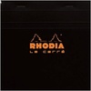 image:imageRhodia Classic Black Notepad 825X825 Sq Grd