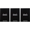 image:imageRhodia Classic Black Notepad dot  6 in x 814 in Pack of 3