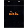 image:imageRhodia Classic French Paper Pads Graph 6 in x 8 14 in Black Pack of 4