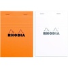 image:imageRhodia Classic French Paper Pads Ruled with Margin 6 in X 8 14 in Orange and White Pack of 2