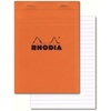 image:imageRhodia Classic French Paper Pads Ruled with Margin 6 in x 8 14 in Orange 16600COrange
