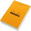 image:imageRhodia Head Stapled Pad No10 A8 Square ruling  Orangeorange