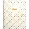image:imageRhodia Heritage Sewn Spine Notebook A5 Lined  Ivory QuadrilleIvory Quadrille