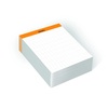image:imageRhodia Memo Pad  11 Graph 3 X 4 18  80g Ultra Smooth PaperGlue Top Desk Pad  240 Removable SheetsNonSkid Cardboard Backing Fountain Pen Perfect