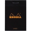 image:imageRhodia Notepad No12 A7 Lined  BlackBlack