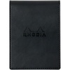 image:imageRhodia Notepad with Cover No12 33 x 47 inches 85 x 12 cm PU Leather Black Block Rodia No12 Orange Included80 Sheets 5 mm Grid RHODIA cf12pucvbk8512cm