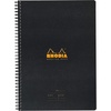 image:imageRhodia Orange Meeting Notebook 16 x 21 cmBlack
