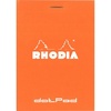 image:imageRhodia RHODIA cf12558 Notepad Dot Pad No 12 33 x 47 inches 85 x 12 cm 80 Sheets Dot Ruled Water Repellent Cover Perforated PEFC Certified Orangeorange
