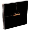image:imageRhodia Reverse Black Wirebound Notebook  R193609
