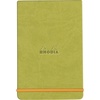 image:imageRhodia Rhodiarama 194353C Hard Notebook A6 Lined 192 Detachable Pages Clairefontaine Paper 90 gm Ivory Lime Green