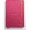 image:imageRhodia Rhodiarama Webnotebook  Lined 96 sheets  5 12 x 8 14  Beige Cover 118745CRaspberry