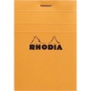 image:imageRhodia Staplebound Notepads  Graph 80 sheets  3 x 4 in  Orange coverorange or black you choose