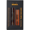 image:imageRodia cf9357 Mechanical Pencil Script Lead Case Refill Set 05mm Aluminum Body Anodized OrangeBlack