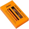image:imageRodia cf9357 Mechanical Pencil Script Lead Case Refill Set 05mm Aluminum Body Anodized OrangeOrange