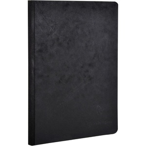 image:imageClairefontaine Age Bag Clothbound Notebook A5 Lined 192 Pages  BlackBlack