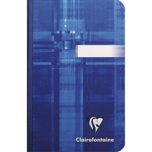 image:imageClairefontaine Clothbound Notebook  Ruled 96 sheets  3 12 x 5 12  Sold Individually Assorted Cover Color Chosen at Random