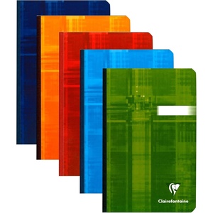 image:imageClairefontaine Clothbound Notebook  Ruled 96 sheets 6 x 8 14 Sold Individually Assorted Cover Color Chosen at Random11x17cm
