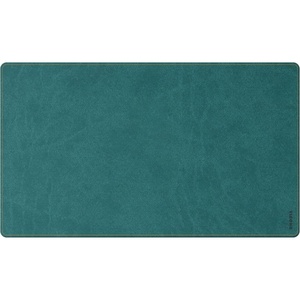 image:imageRHODIA 194276C  Peacock Soft Desk Pad  Size M 80x40 cm  Italian Faux Leather  Orange Saddle Stitching  Rhodiarama Home Office Collection  Office Organization amp Designer Storage