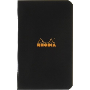 image:imageRHODIA Rodia cf119159 Mini Classic Staple Notebook Black Set of 2Black
