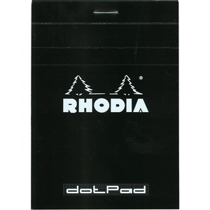 image:imageRHODIA Rodia cf38559 Notepad Dot Pad No 38 Dot Ruled BlackBlack