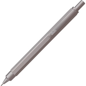 image:imageRHODIA SCRIPT cf9291 Mechanical Pencil Script Silver 05mm Hexagonal Shaft Aluminum Body Hairline Processingsliver