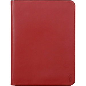 image:imageRhodia 168102C  Rhodiarama Small Leatherette Zipped Portfolio for Notepad or Tablet 195x255cm gusseted Tablet Pocket 2 Zipped Pockets Card Holder Pencil Holder  SagePoppy