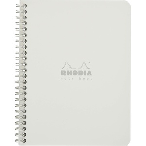 image:imageRhodia 193468C  Spiral Notebook Full Binding Orange Notebook  A5  Ruled  160 Detachable Pages  Clairefontaine Paper 80 gm  Soft and Resistant Coated Card Cover  ClassicWhite