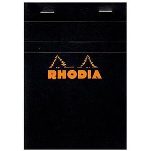 image:imageRhodia Classic French Paper Pads graph 4 in x 6 in black PACK OF 8 