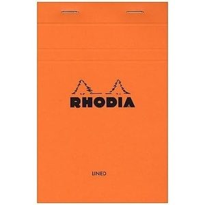 image:imageRhodia Classic French Paper Pads ruled 3 12 in x 5 in orange PACK OF 6 