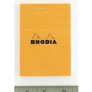 image:imageRhodia Classic Notebooks Staplebound 3 x 4 34 Orange Grid Sold in Units of2