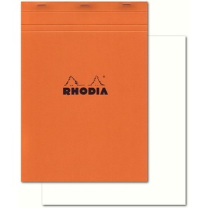 image:imageRhodia Classic Orange Notepad 825X1127 Blnk