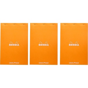 image:imageRhodia Classic Orange Notepad dot  6 in x 814 in Pack of 3
