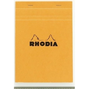 image:imageRhodia Classic Staple Bound Graph Paper Pad  Orange N 18 Pack of 5