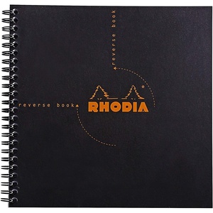 image:imageRhodia Graph Reverse Standard Notebook One Notebook BlackBlack