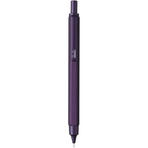 image:imageRhodia Mechanical Pencil 05 mm Script Hexagonal Shank Aluminum Body Anodized Hairline Finish Aubergine RHODIA cf9308