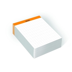 image:imageRhodia Memo Pad  11 Graph 3 X 4 18  80g Ultra Smooth PaperGlue Top Desk Pad  240 Removable SheetsNonSkid Cardboard Backing Fountain Pen Perfect