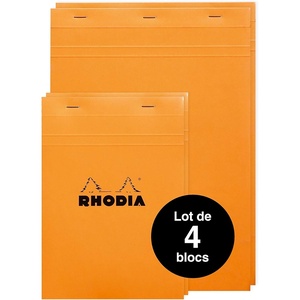 image:imageRhodia Notepad No16 A5 Dot  Orange 6 x 8 14 16558Corange