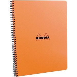 image:imageRhodia Orange Meeting Notebook 16 x 21 cmOrange