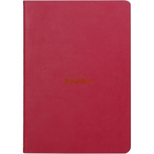 image:imageRhodia Rhodiarama Sewn Spine Notebook  Dot Grid 32 Sheets  6 x 8 14  Raspberry