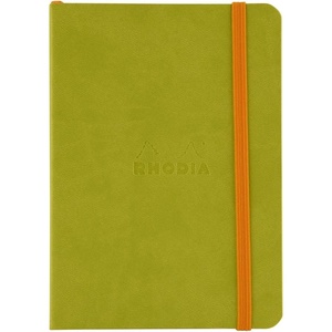 image:imageRhodia Rhodiarama SoftCover Notebook  72 Dots Sheets  4 x 5 12  Sapphire CoverAnise