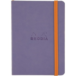 image:imageRhodia Rhodiarama SoftCover Notebook  72 Dots Sheets  4 x 5 12  Sapphire CoverIris