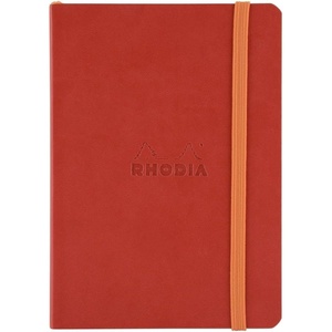 image:imageRhodia Rhodiarama SoftCover Notebook  72 Dots Sheets  4 x 5 12  Sapphire CoverPoppy