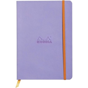 image:imageRhodia Rhodiarama Webnotebook  Lined 96 sheets  5 12 x 8 14  Beige Cover 118745CIris