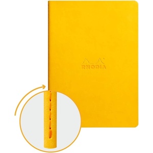 image:imageRhodia Sewn Spine Notebook A5 Dot  TangerineDaffodill Yellow