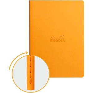 image:imageRhodia Sewn Spine Notebook A5 Dot  TangerineOrange